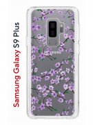 Чехол-накладка Samsung Galaxy S9 Plus Kruche Print Сакура