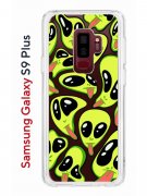 Чехол-накладка Samsung Galaxy S9 Plus (591403) Kruche PRINT Инопланетянин