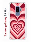Чехол-накладка Samsung Galaxy S9 Plus Kruche Print Сердце