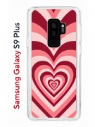 Чехол-накладка Samsung Galaxy S9 Plus Kruche Print Сердце