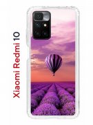 Чехол-накладка Xiaomi Redmi 10 (612846) Kruche PRINT Лавандовый рай