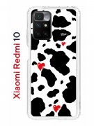 Чехол-накладка Xiaomi Redmi 10 (612846) Kruche PRINT Корова