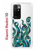 Чехол-накладка Xiaomi Redmi 10/10 Prime Kruche Print Щупальца