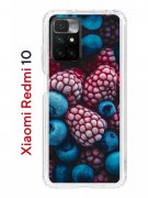 Чехол-накладка Xiaomi Redmi 10/10 Prime Kruche Print Fresh berries