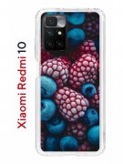 Чехол-накладка Xiaomi Redmi 10/10 Prime Kruche Print Fresh berries