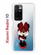 Чехол-накладка Xiaomi Redmi 10 (612846) Kruche PRINT Минни