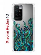 Чехол-накладка Xiaomi Redmi 10/10 Prime Kruche Print Щупальца