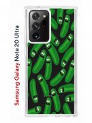 Чехол-накладка Samsung Galaxy Note 20 Ultra Kruche Print Огурчик Рик