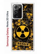 Чехол-накладка Samsung Galaxy Note 20 Ultra Kruche Print Danger