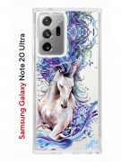 Чехол-накладка Samsung Galaxy Note 20 Ultra Kruche Print Грация