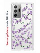 Чехол-накладка Samsung Galaxy Note 20 Ultra Kruche Print Сакура