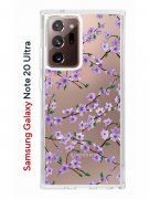 Чехол-накладка Samsung Galaxy Note 20 Ultra Kruche Print Сакура