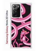 Чехол-накладка Samsung Galaxy Note 20 Ultra (588944) Kruche PRINT Розовая Пантера