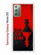 Чехол-накладка Samsung Galaxy Note 20 (588938) Kruche PRINT Born to be a King