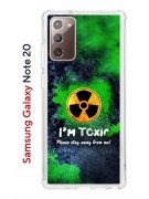 Чехол-накладка Samsung Galaxy Note 20 (588938) Kruche PRINT Toxic