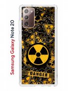 Чехол-накладка Samsung Galaxy Note 20 Kruche Print Danger