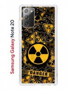 Чехол-накладка Samsung Galaxy Note 20 Kruche Print Danger