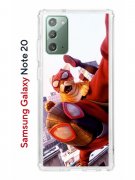 Чехол-накладка Samsung Galaxy Note 20 (588938) Kruche PRINT Человек паук
