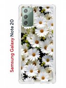 Чехол-накладка Samsung Galaxy Note 20 (588938) Kruche PRINT Ромашки