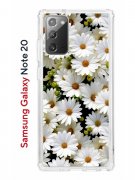 Чехол-накладка Samsung Galaxy Note 20 (588938) Kruche PRINT Ромашки