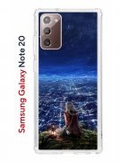 Чехол-накладка Samsung Galaxy Note 20 (588938) Kruche PRINT Ночные Огни
