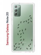 Чехол-накладка Samsung Galaxy Note 20 Kruche Print Муравьи