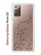 Чехол-накладка Samsung Galaxy Note 20 Kruche Print Муравьи