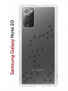 Чехол-накладка Samsung Galaxy Note 20 Kruche Print Муравьи