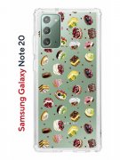 Чехол-накладка Samsung Galaxy Note 20 Kruche Print Cake