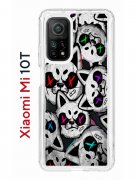 Чехол-накладка Xiaomi Mi 10T (593946) Kruche PRINT Angry Cats