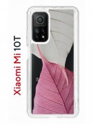 Чехол-накладка Xiaomi Mi 10T/Mi 10T Pro Kruche Print Pink and white