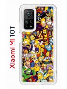 Чехол-накладка Xiaomi Mi 10T (593946) Kruche PRINT Симпсоны