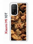 Чехол-накладка Xiaomi Mi 10T (593946) Kruche PRINT Котик с рыбками