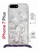 Чехол-накладка iPhone 7 Plus/8 Plus Kruche Magrope Print White roses