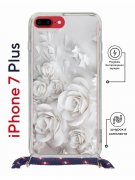 Чехол-накладка iPhone 7 Plus/8 Plus Kruche Magrope Print White roses