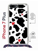 Чехол-накладка Apple iPhone 7 Plus (626142) Kruche PRINT Корова
