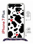 Чехол-накладка Apple iPhone 7 Plus (626142) Kruche PRINT Корова