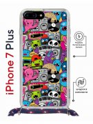 Чехол-накладка iPhone 7 Plus/8 Plus Kruche Magrope Print Monsters music