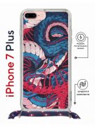 Чехол-накладка Apple iPhone 7 Plus (626142) Kruche PRINT Японская змея