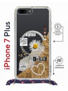 Чехол-накладка Apple iPhone 7 Plus (626142) Kruche PRINT Крафтовые наклейки