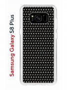 Чехол-накладка Samsung Galaxy S8 Plus (580672) Kruche PRINT Карбон
