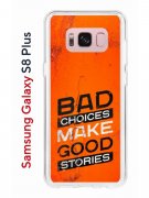 Чехол-накладка Samsung Galaxy S8 Plus Kruche Print Good stories