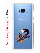 Чехол-накладка Samsung Galaxy S8 Plus Kruche Print Fox