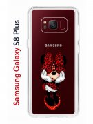 Чехол-накладка Samsung Galaxy S8 Plus Kruche Print Минни