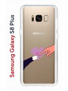 Чехол-накладка Samsung Galaxy S8 Plus Kruche Print Котолюбовь