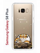 Чехол-накладка Samsung Galaxy S8 Plus (580672) Kruche PRINT тигр первый снег