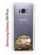 Чехол-накладка Samsung Galaxy S8 Plus (580672) Kruche PRINT тигр первый снег
