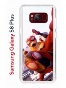 Чехол-накладка Samsung Galaxy S8 Plus Kruche Print Человек паук