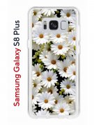 Чехол-накладка Samsung Galaxy S8 Plus Kruche Print Ромашки