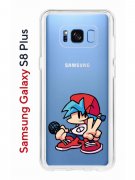 Чехол-накладка Samsung Galaxy S8 Plus (580672) Kruche PRINT FNF Boyfrend